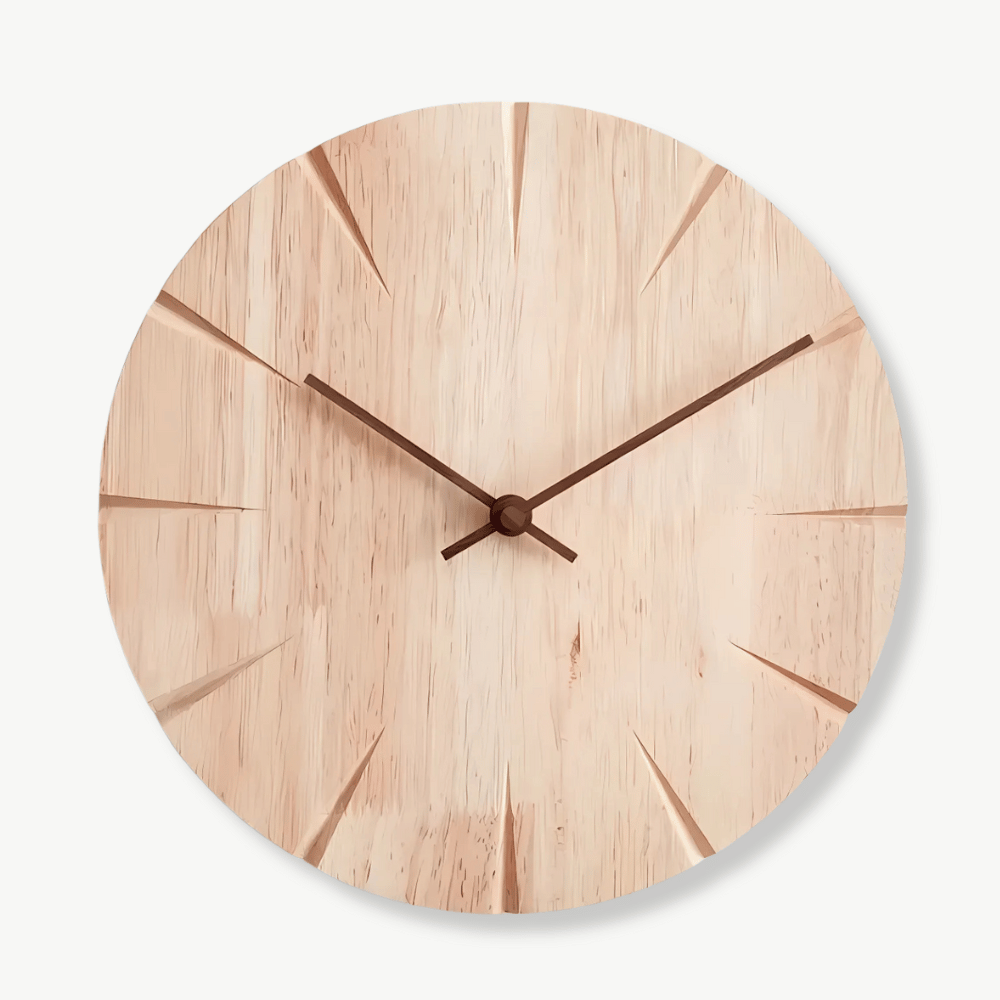 Horloge Murale Bois Sculpté