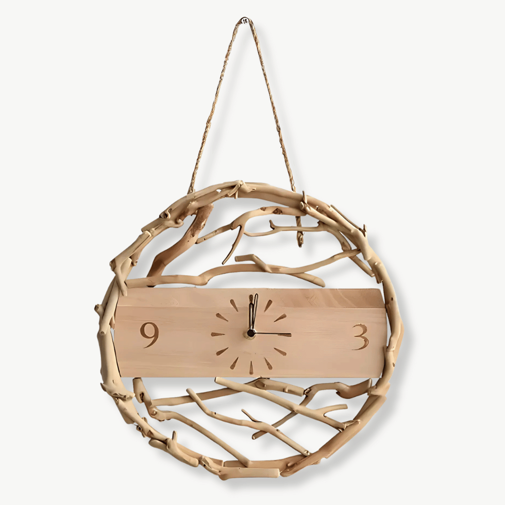 Horloge Murale Branches Naturelles