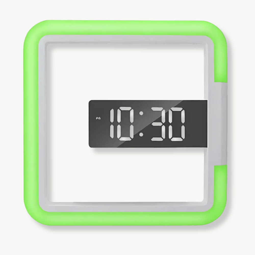 Horloge Murale Lumineuse Carrée