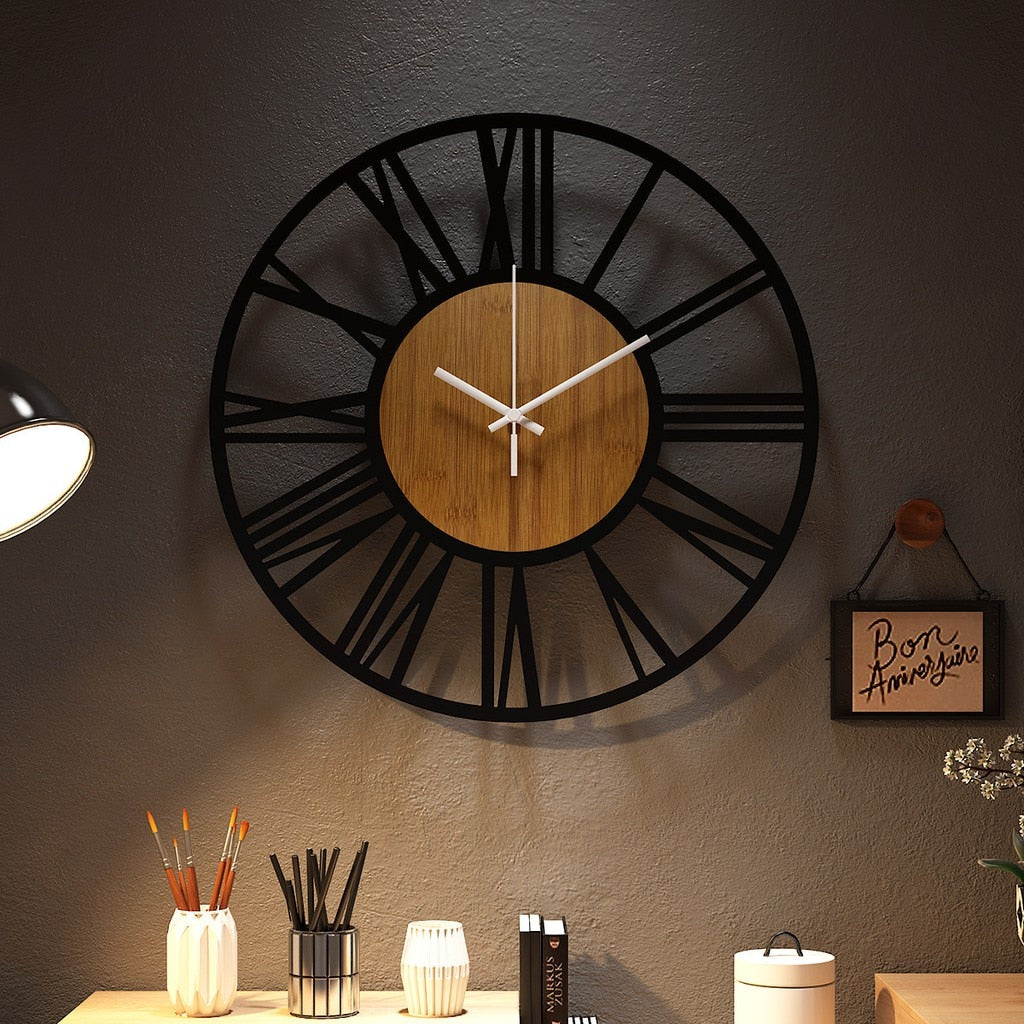 Horloge Murale Bois Scandinave