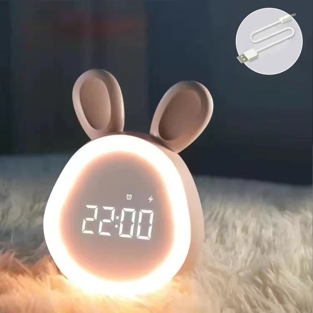 Réveil veilleuse lapin