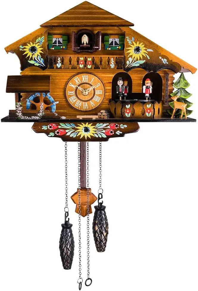 Horloge Coucou Chalet en Bois