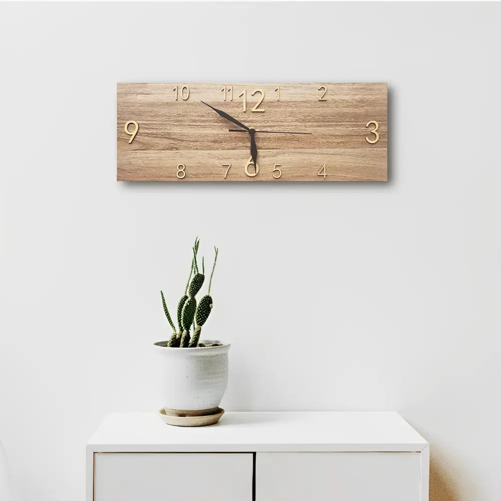 Horloge Murale Rectangulaire