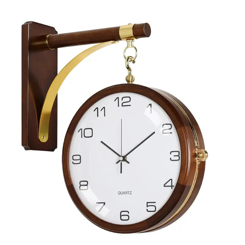 Horloge Double Face Décoration de Salon