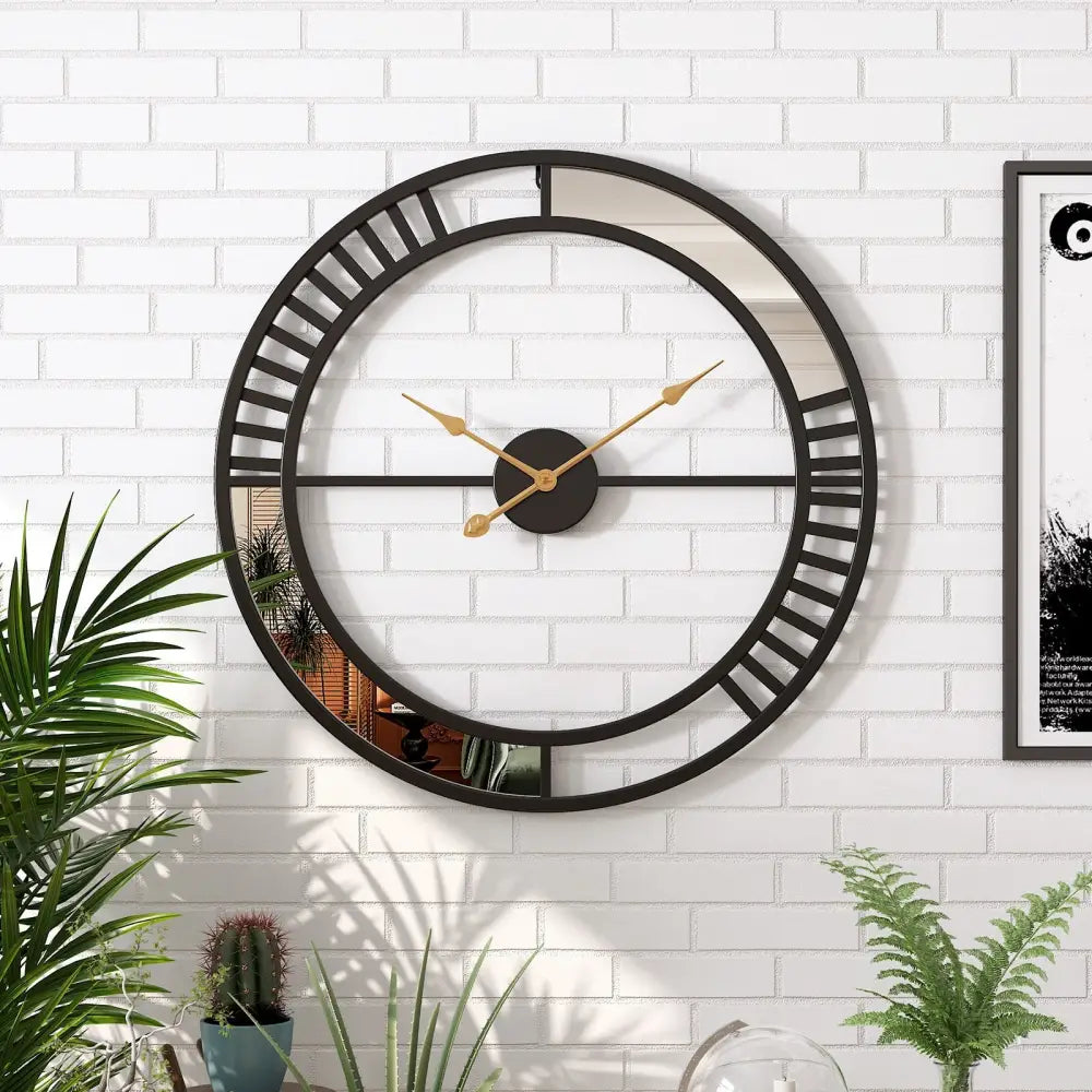 Horloge Murale Industrielle Loft