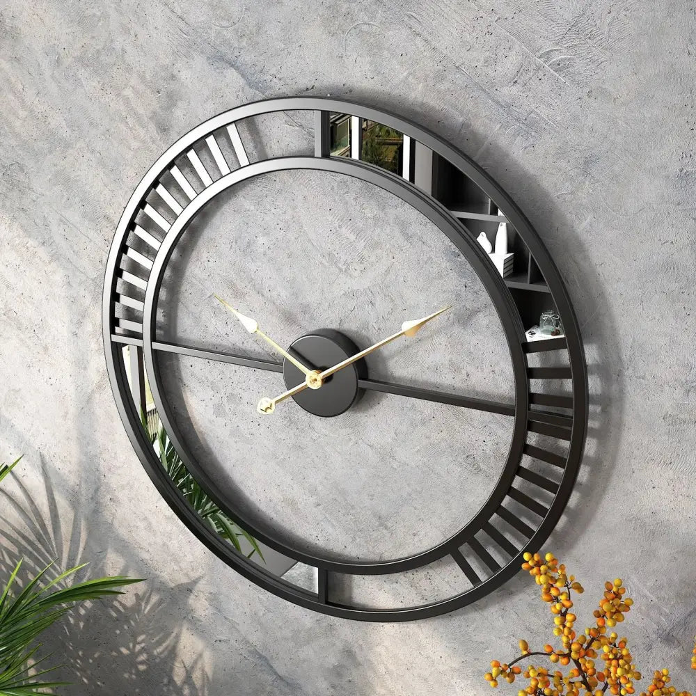 Horloge Murale Industrielle Loft