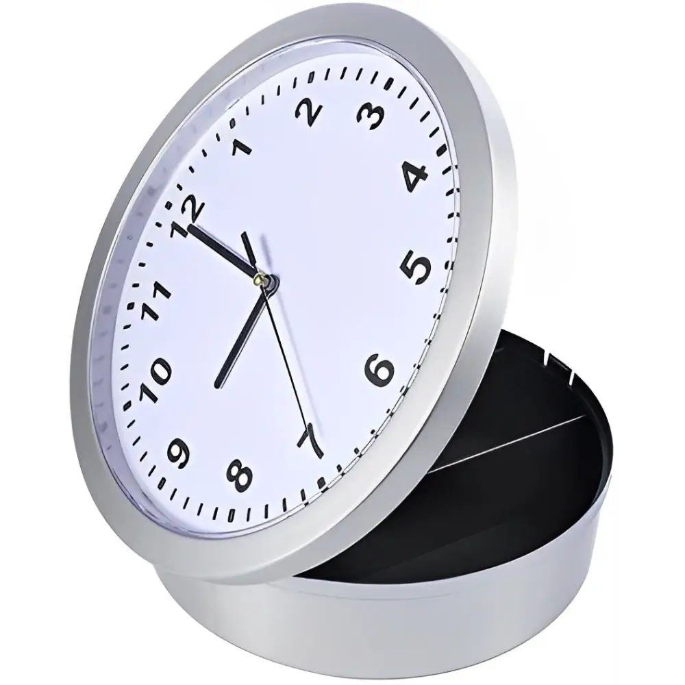 Horloge Murale avec Coffre Secret