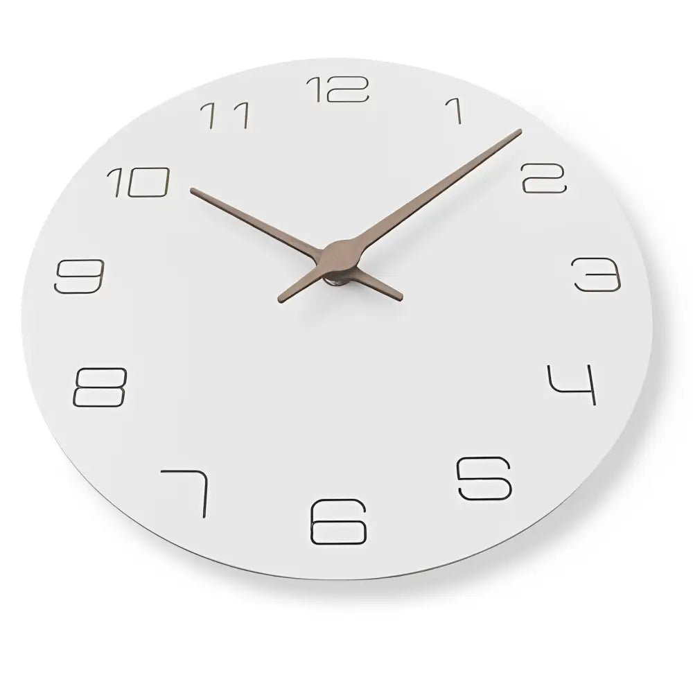 Horloge Murale Bois Blanc
