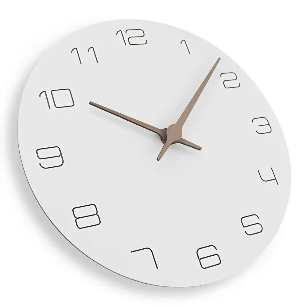 Horloge Murale Bois Blanc