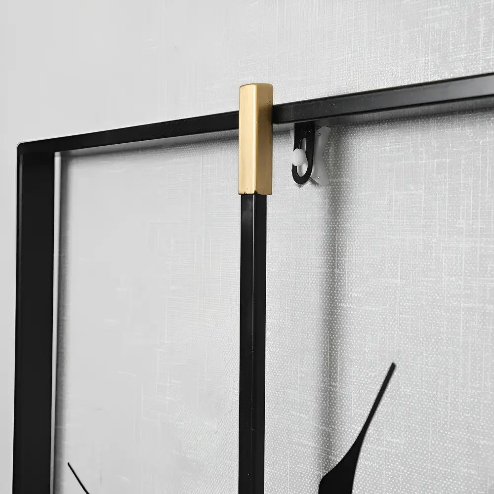 Horloge Murale Carrée Design Minimaliste