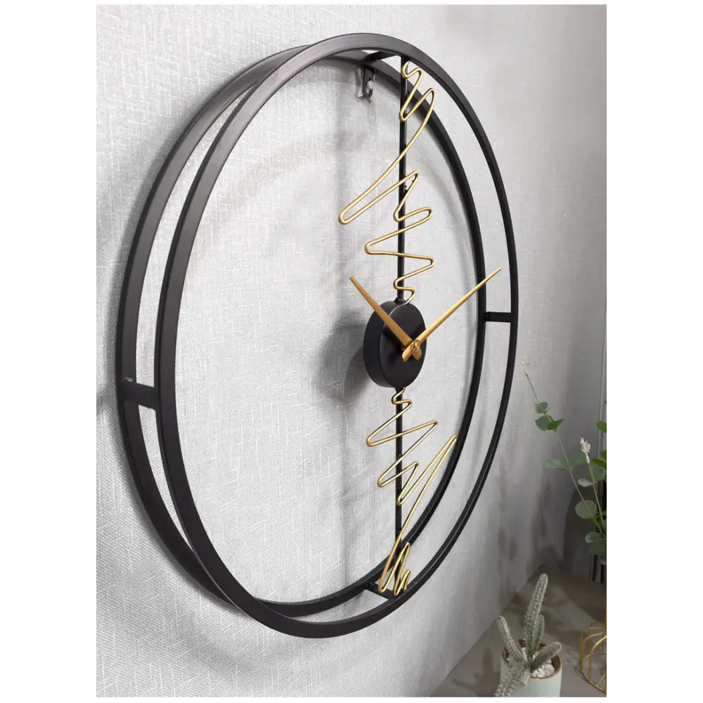 Horloge Design Cercle Détails Abstraits