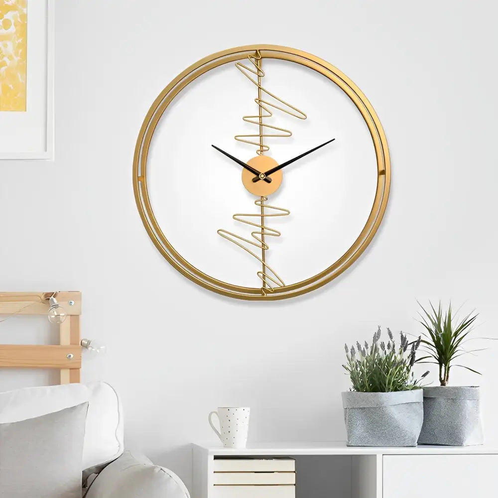 Horloge Design Cercle Détails Abstraits