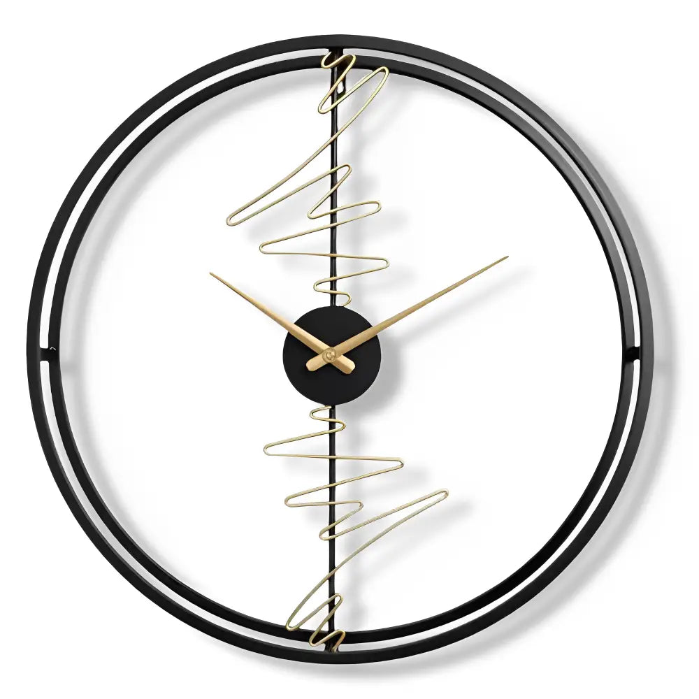 Horloge Design Cercle Détails Abstraits