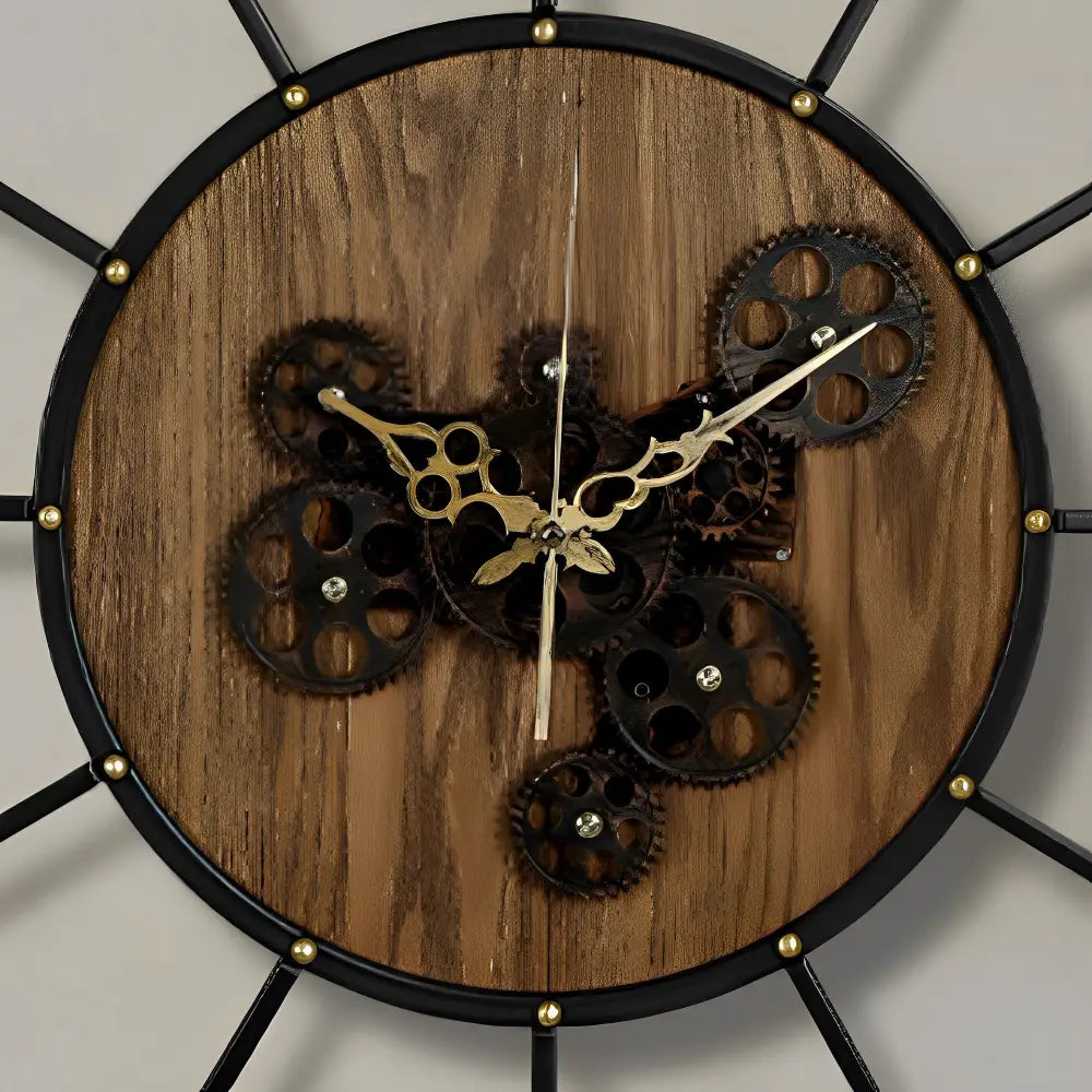Horloge Murale design à Engrenage