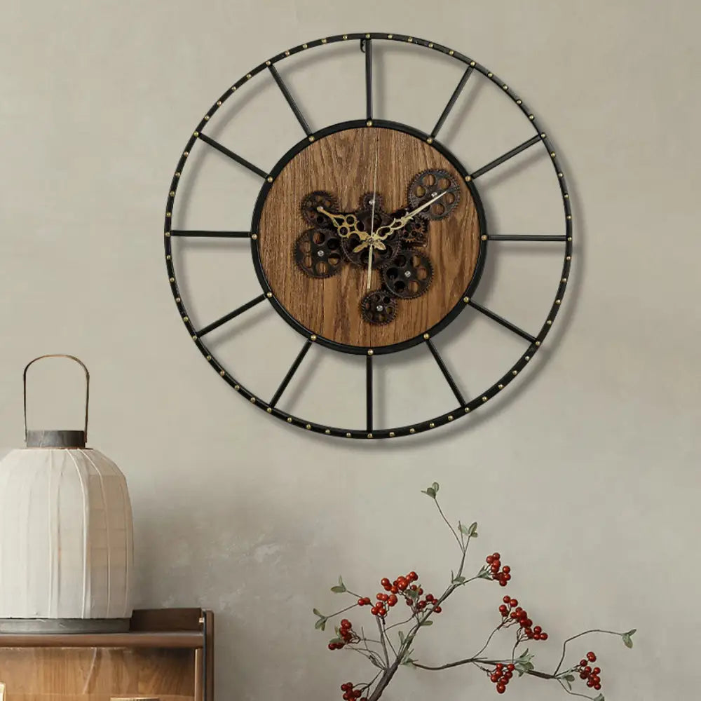 Horloge Murale design à Engrenage