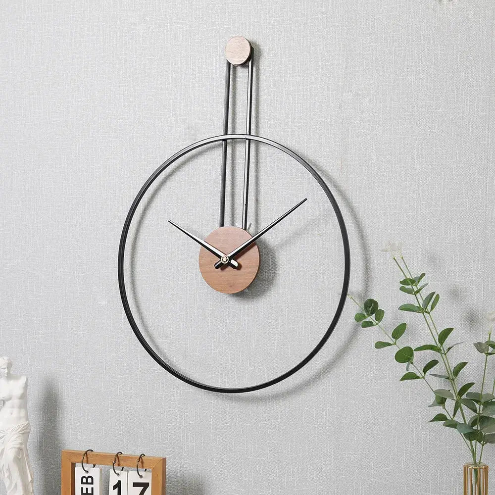 Horloge Murale Cercle Suspendu