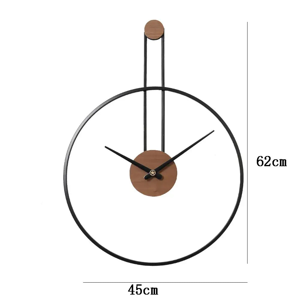 Horloge Murale Cercle Suspendu