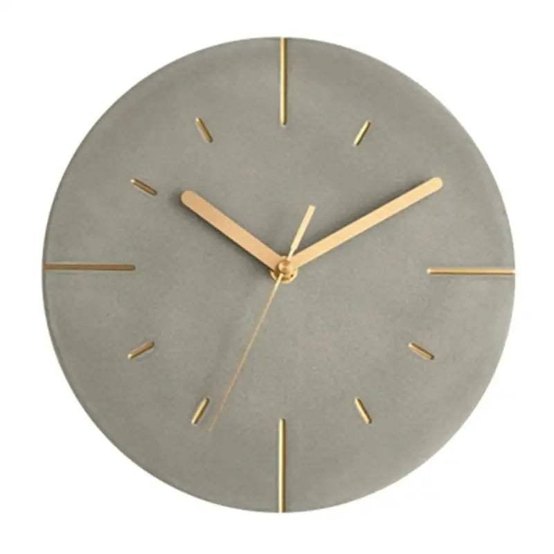 Horloge Murale Imitation Ciment
