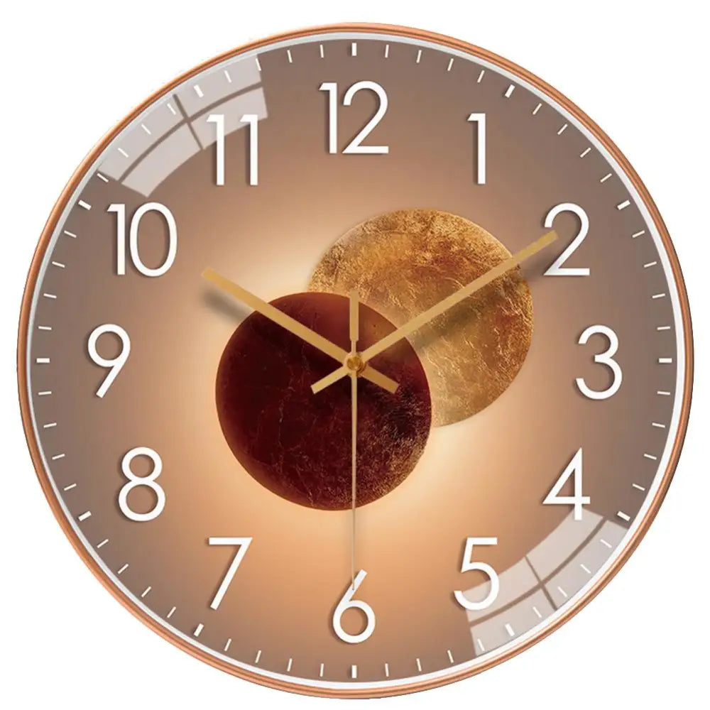 Horloge Murale Lumière et Ombre