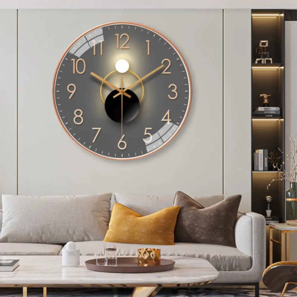 Horloge Murale Lumière et Ombre
