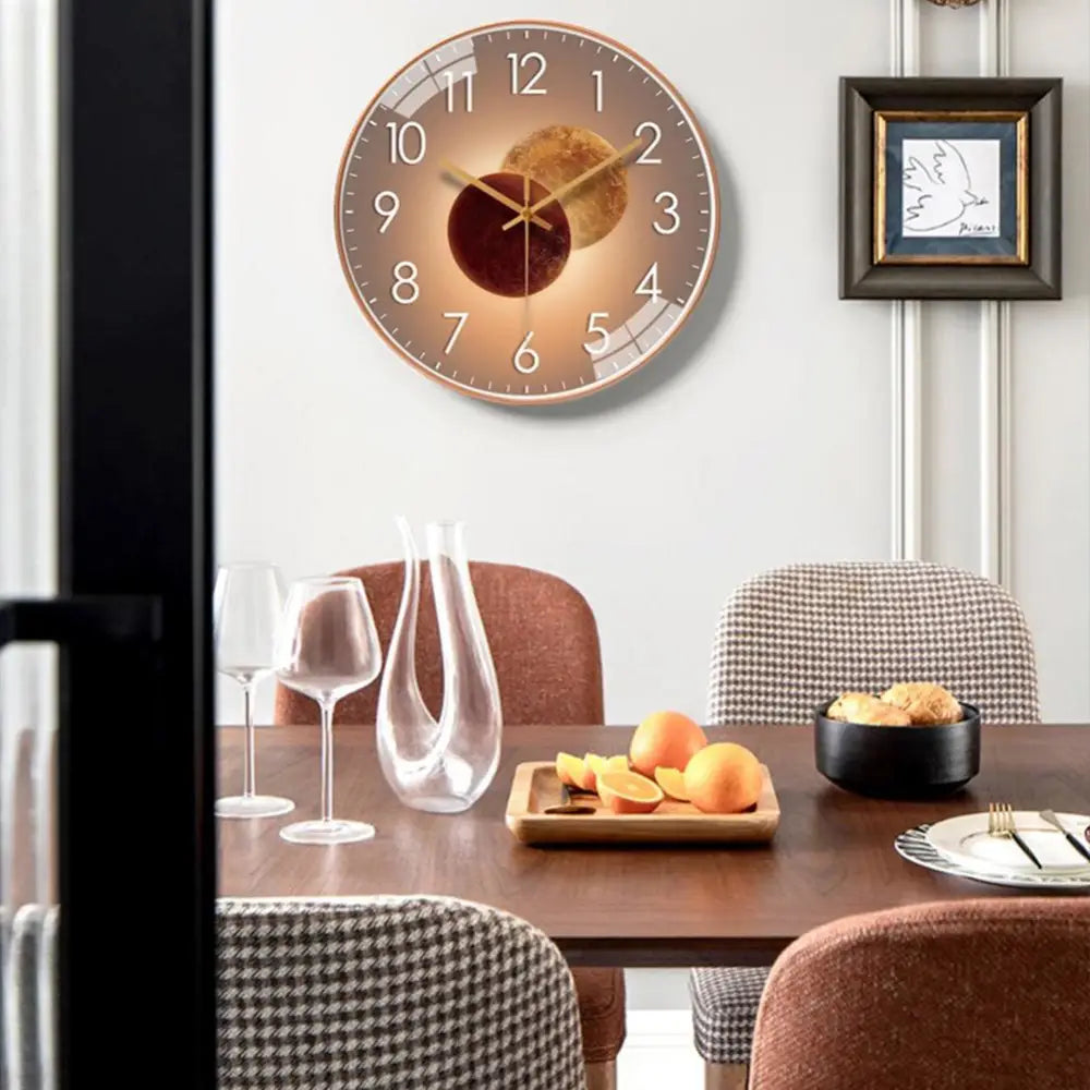 Horloge Murale Lumière et Ombre