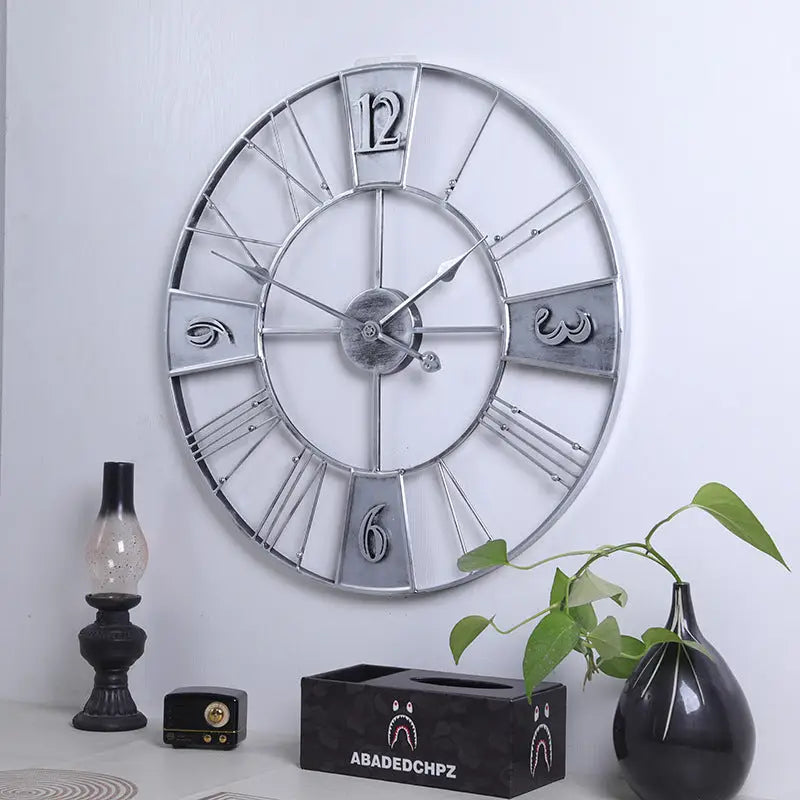 Grande Horloge Murale Style Factory
