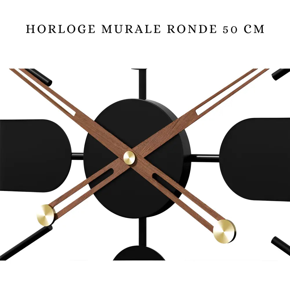 Horloge Murale Design Croisé
