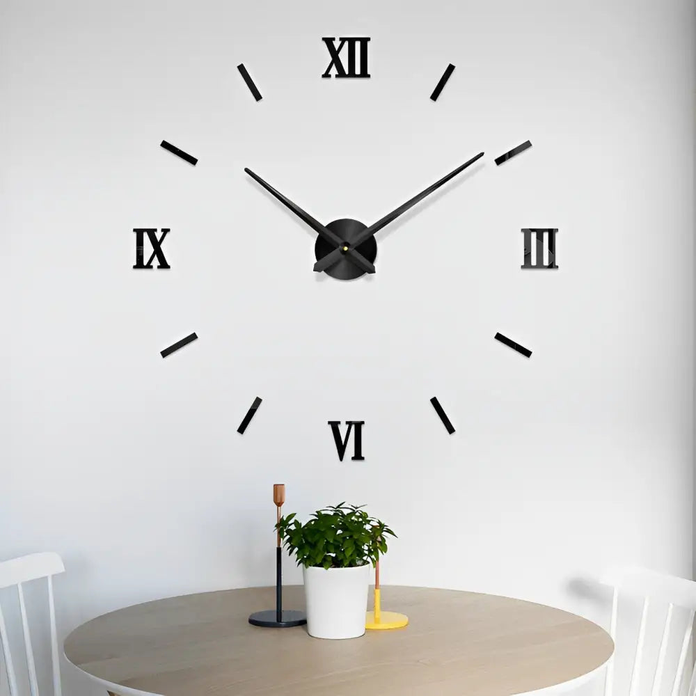 Horloge Murale Stickers 3D