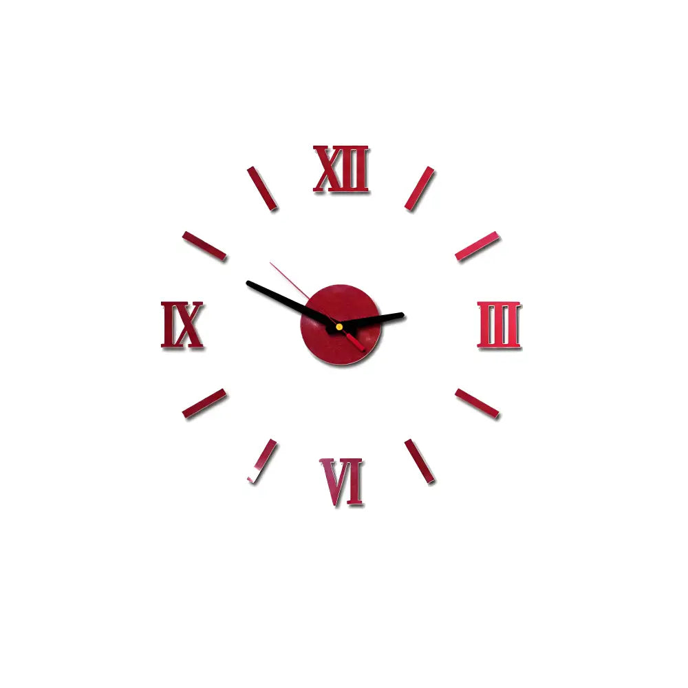 Horloge Murale Stickers 3D