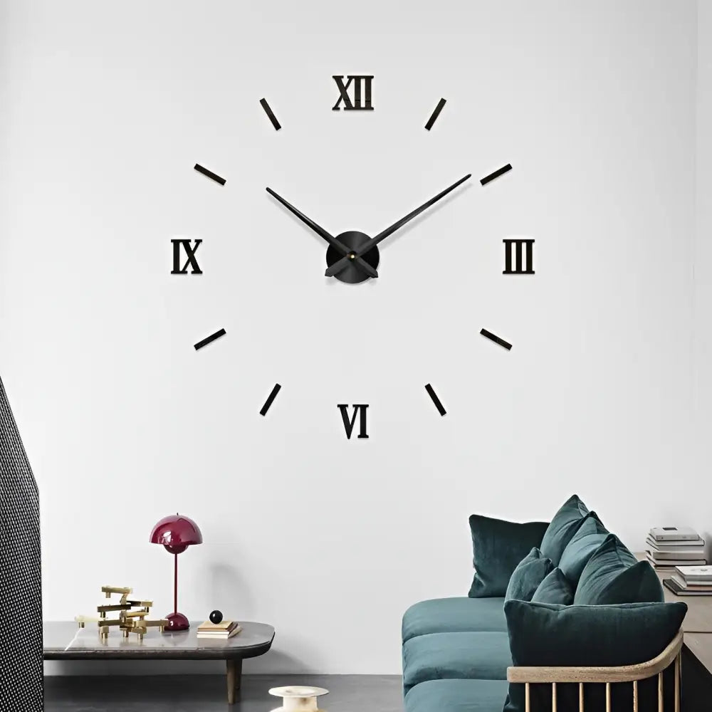Horloge Murale Stickers 3D