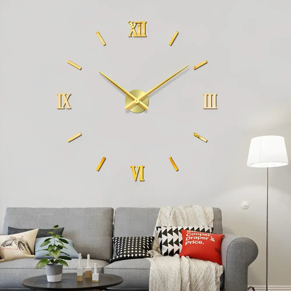 Horloge Murale Stickers 3D