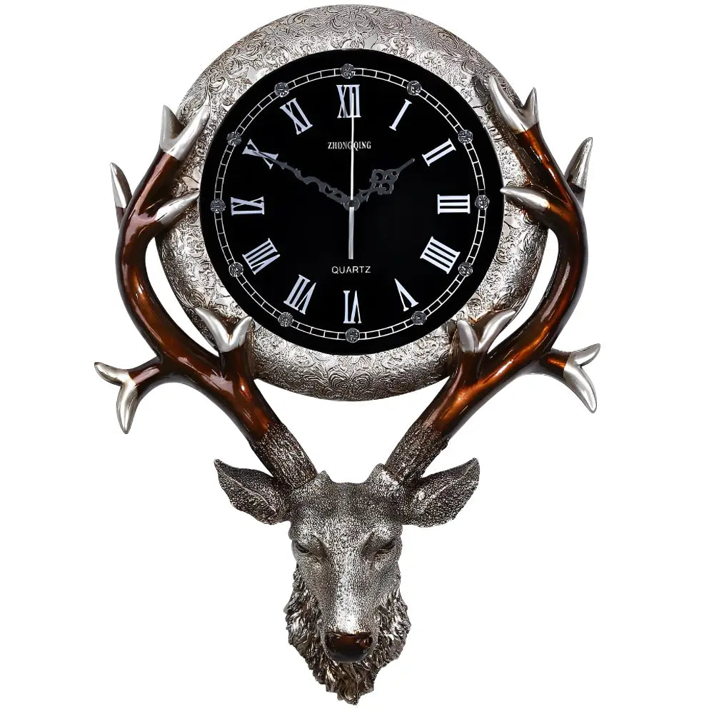 Horloge Murale Tête de Cerf