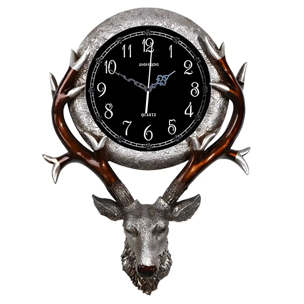 Horloge Murale Tête de Cerf