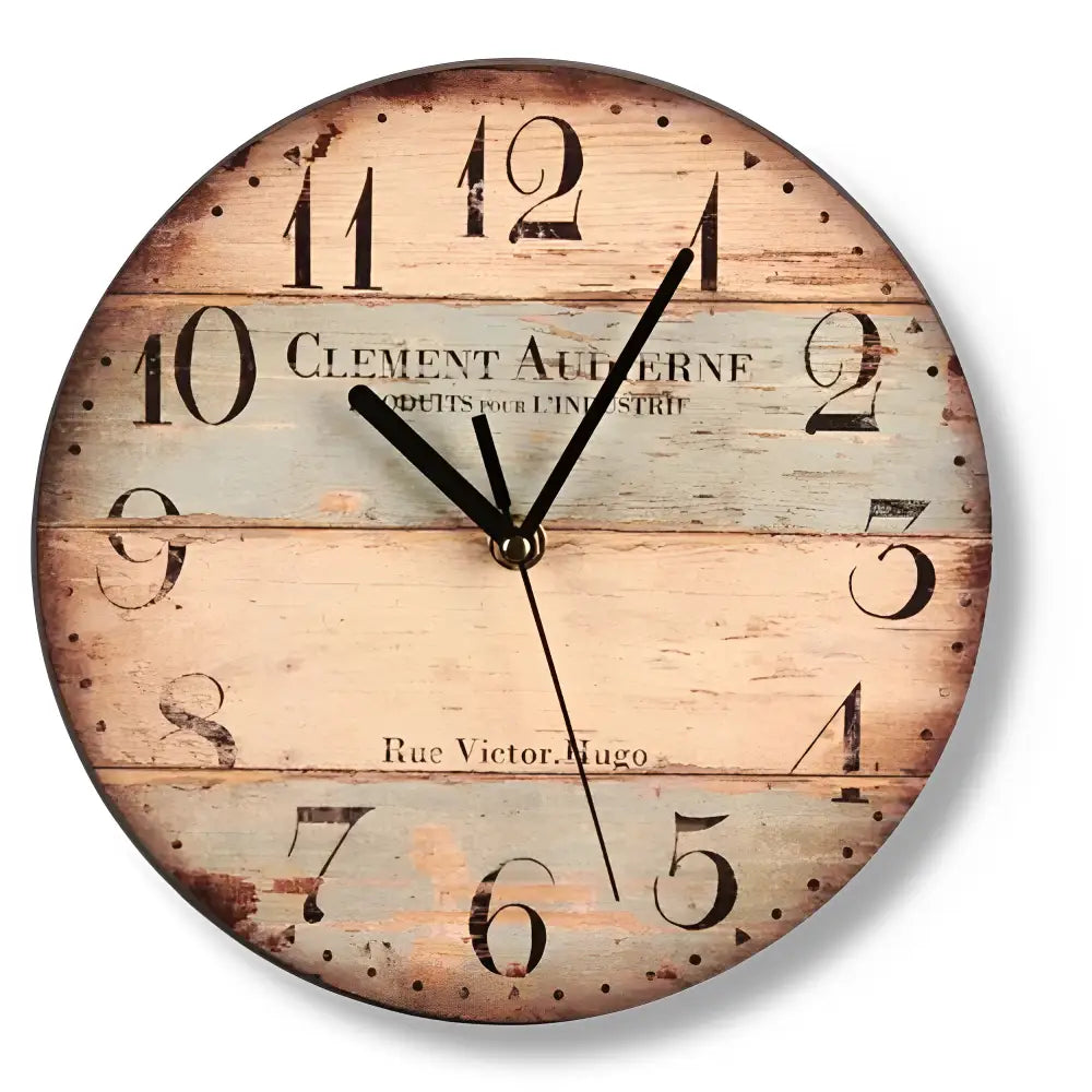 Horloge Murale Vintage Rue Victor Hugo