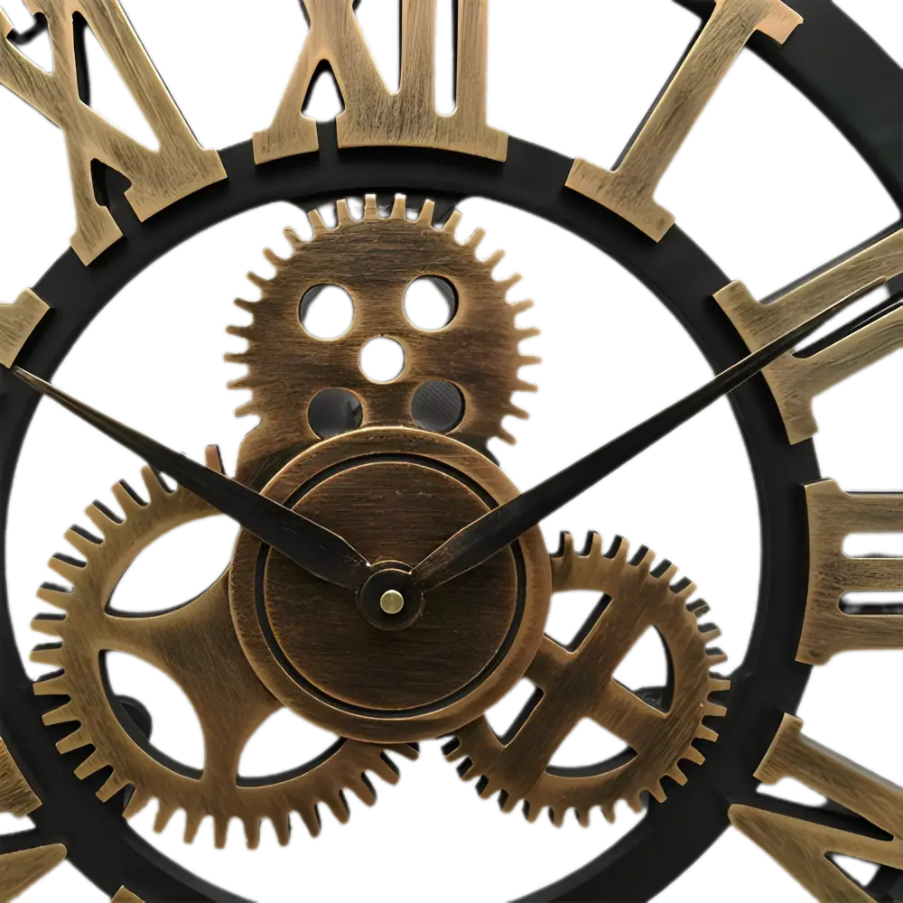 Horloge Murale Steampunk engrenage