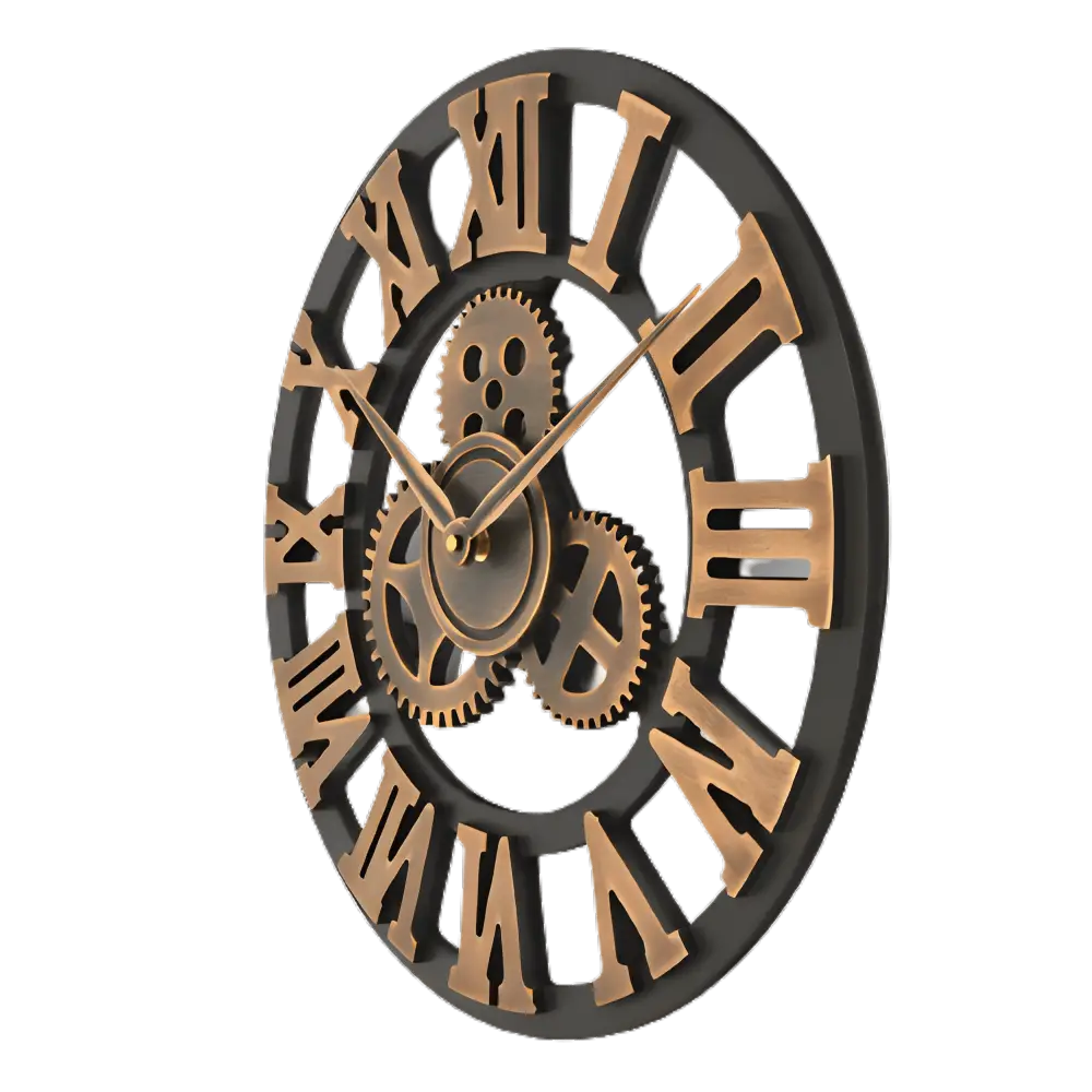 Horloge Murale Steampunk engrenage