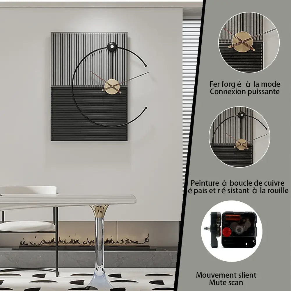 Horloge Murale Architecte