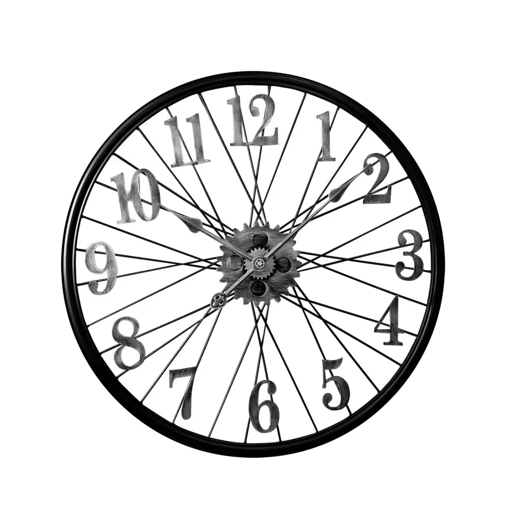 Horloge Murale Roue Vintage Engrenages