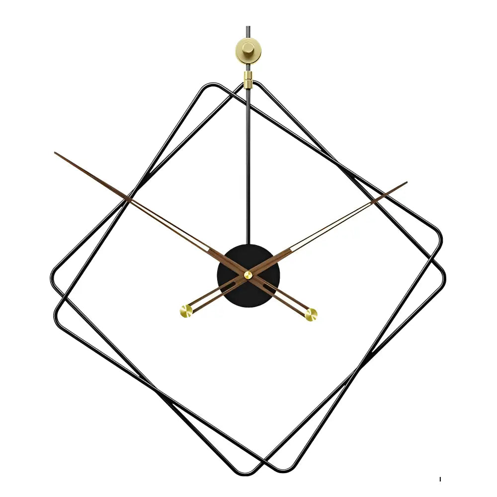 Horloge Murale Losange Design