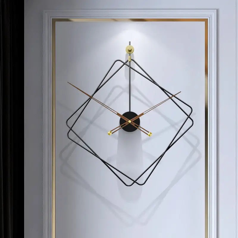 Horloge Murale Losange Design